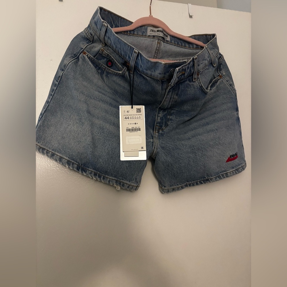 Zara Rhuigi Jean short NWT - Picture 2 of 2
